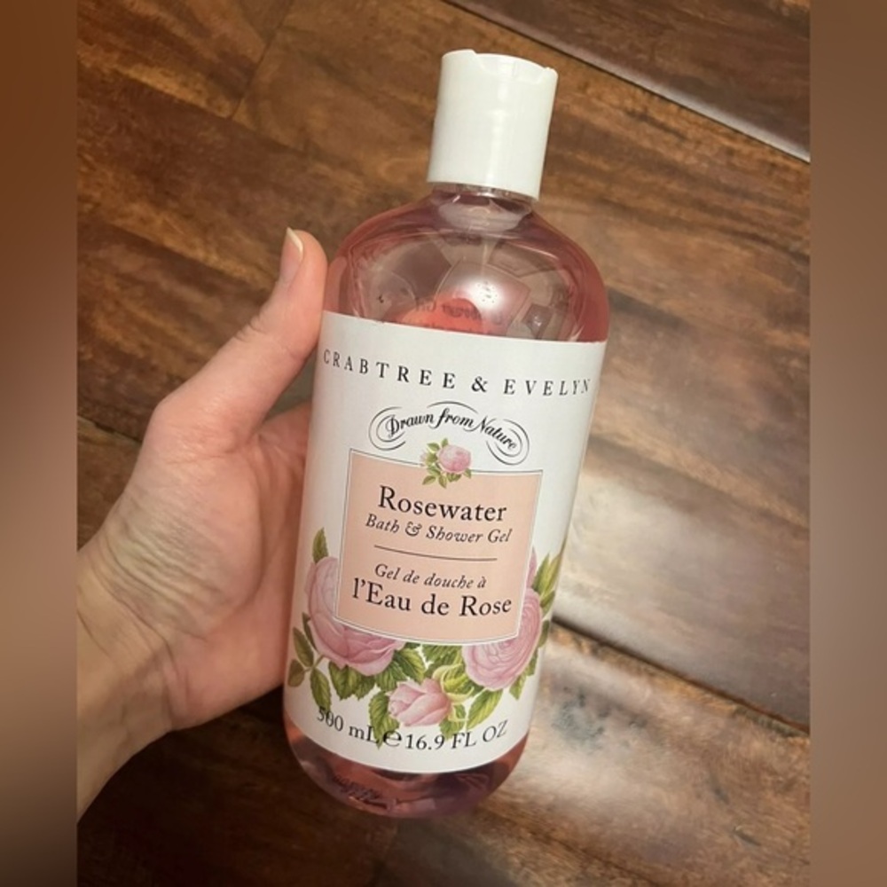 Crabtree Evelyn Rosewater Bath & Shower Gel 16.9 oz NEW FRESH!!!